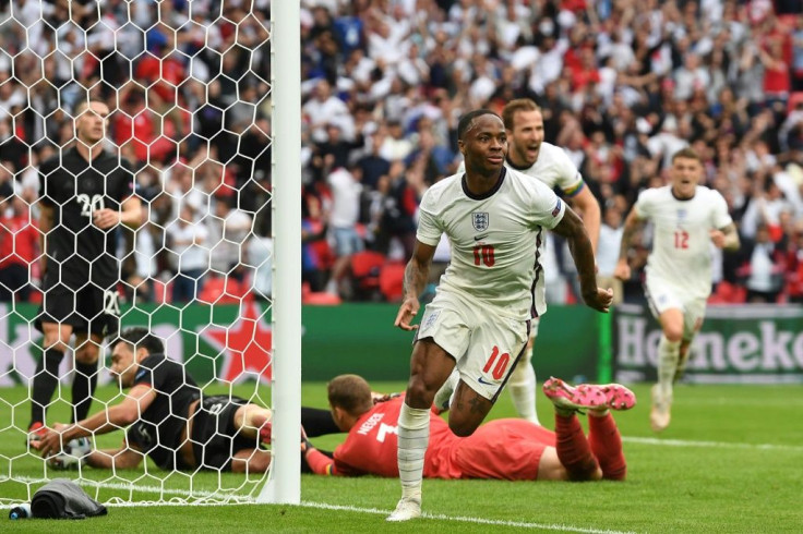 England beat Germany in the last 16 in front of 40,000 fans at Wembley