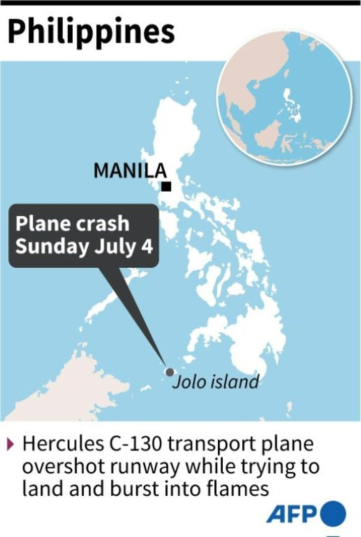 Factfile on an air crash in the Philippines on Sunday, July 4.