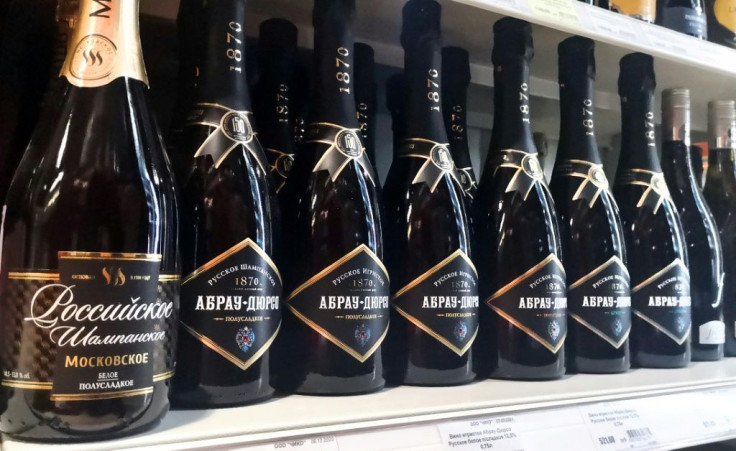 Bubbly burst: Moscow has banned the Russian-language word for champagne on imported bottles, forcing French producers to label their drop "sparkling wine"