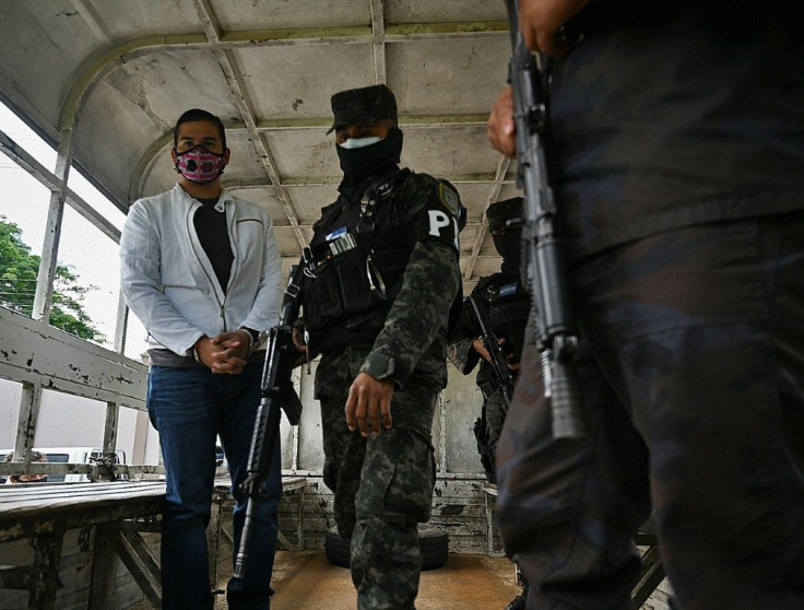 David Castillo (left) is a former member of the Honduran armed forces who was accused of being the 'intellectual perpetrator' of the murder of Berta Caceres