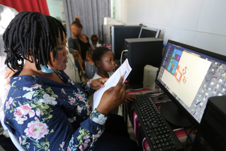 Computer classes are also offered to the migrants, many of whom originate from sub-Saharan Africa