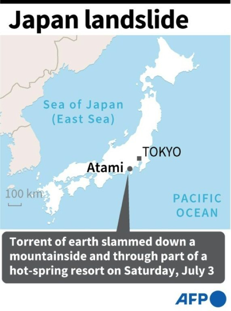 Atami reportedly recorded more rainfall in 48 hours than it usually does for the whole of July