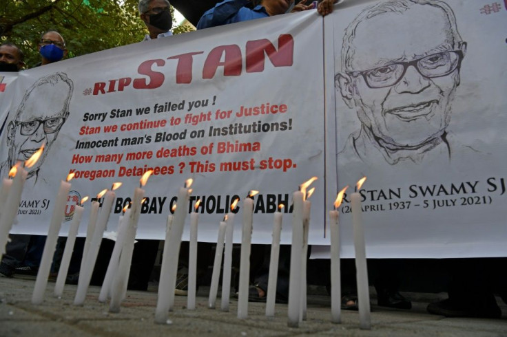 Indian rights activist and Jesuit priest Father Stan Swamy died Monday after nine months in jail without trial under anti-terror laws