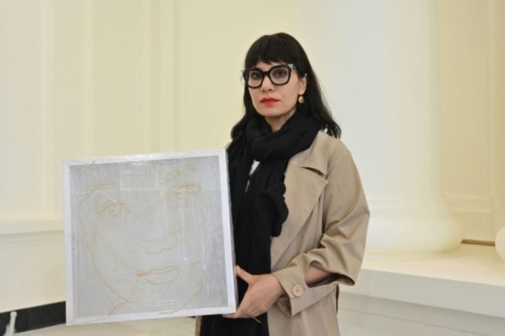 Rada Akbar's latest exhibition was forced online after she faced threats for her work showcasing some of the nation's powerful female figures