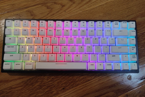 The Vissles V84 wireless mechanical keyboard is plenty colorful