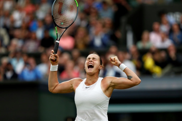 Belarus's Aryna Sabalenka sports a tattoo of a tiger which reflects the 23-year-old's spirit and power that has seen her reach the Wimbledon semi-finals for the first time