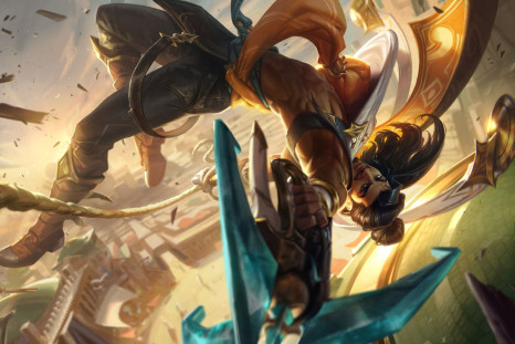 Official splash art for Akshan, the Rogue Sentinel, from League of Legends