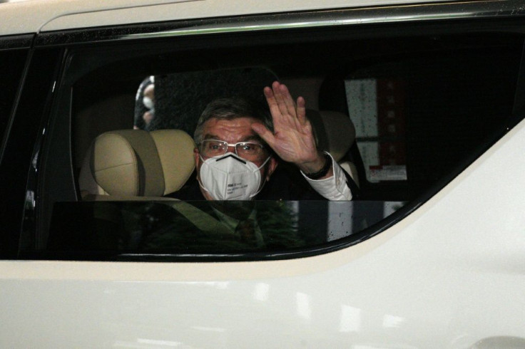 IOC chief Thomas Bach arrived in Tokyo on Thursday afternoon