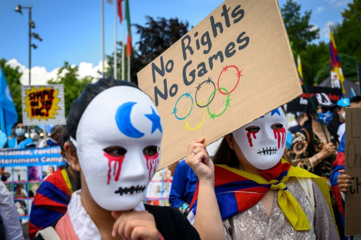 Pressure is growing in Europe over China's rights record and its hosting of the Winter Olympics