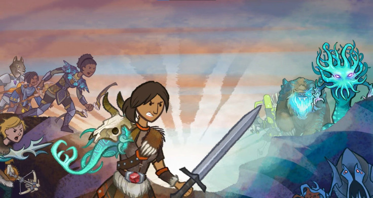Wildermyth uses a distinct pop-up book aesthetic