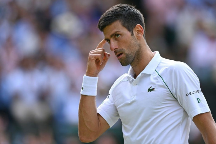 In the know: Novak Djokovic to winning a point against Matteo Berrettini