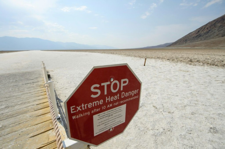 Death Valley, California -- often the nation's hottest spot -- was headed for a high of 126 degrees Fahrenheit