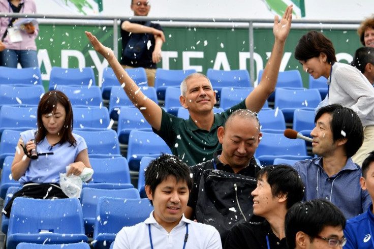 At test events in summer 2019, organisers rolled out a variety of anti-heat measures including artificial snow for spectators