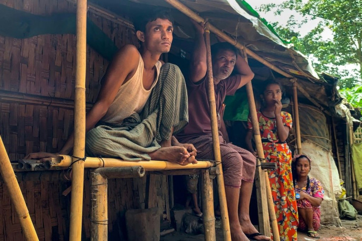 Junta leader Min Aung Hlaing has dismissed the word Rohingya as an 'imaginary term'