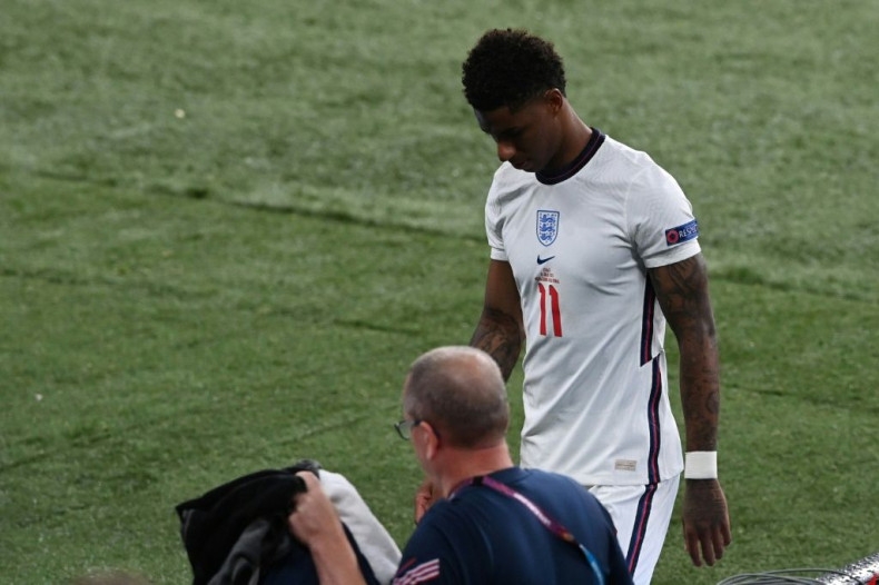 Marcus Rashford faced a wave of racist abuse after missing a penalty during England's Euro 2020 final defeat