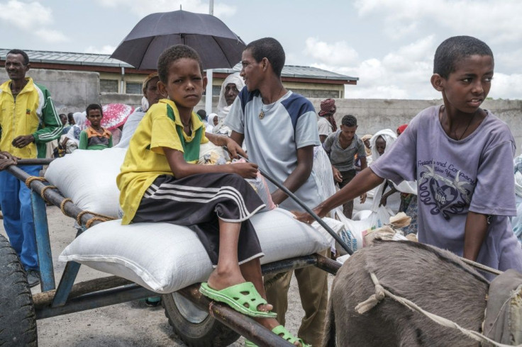 Many people in Tigray are dependent on scarce food aid