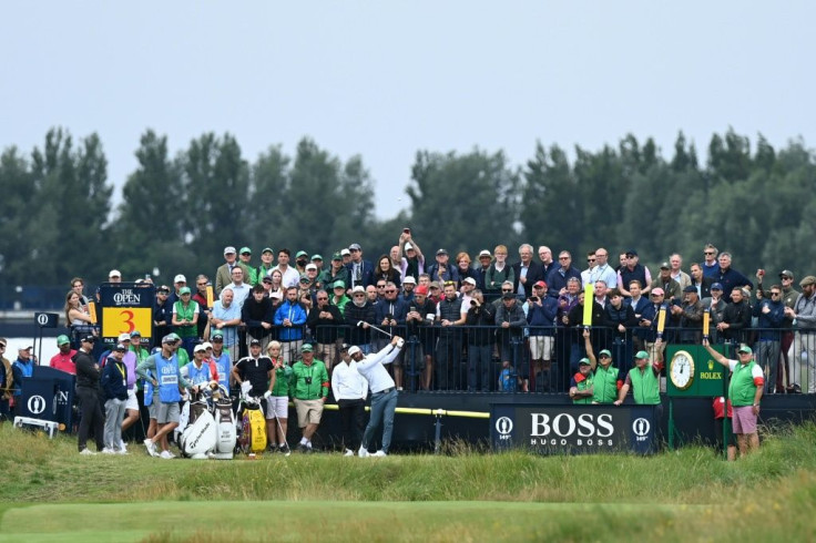 The British Open will return with crowds of up to 32,000 at Royal St George's in Kent this week