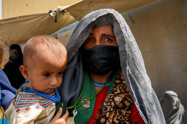 Farzana fled her village in Helmand province when it was taken over by the Taliban