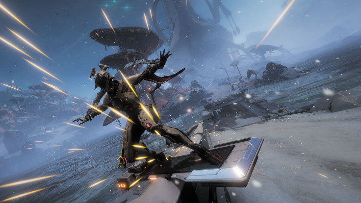 The K-Drive hoverboard was added to Warframe as an alternative means of travelling across the game's open world maps