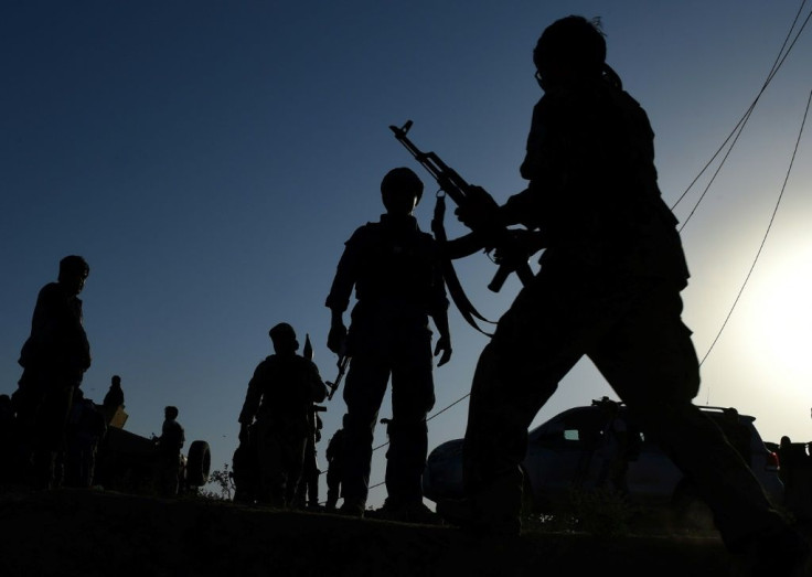 Afghan military personnel in Kunduz during fighting with Taliban militants in 2015. The Taliban are making huge advances across the country as they capitalise on the final withdrawal of foreign troops