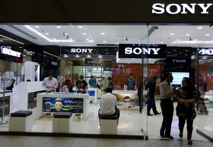 Iranians shop for electronics from Japanese tech giant Sony at a Tehran mall in 2015 amid hopes for sanctions relief