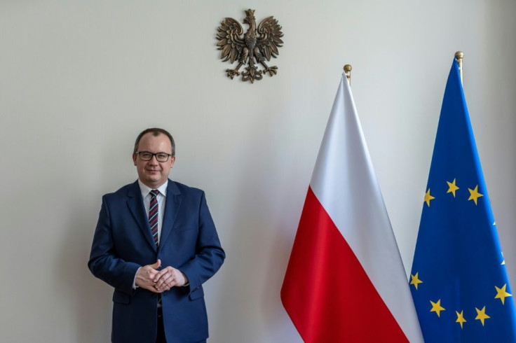 "We are in the process of a legal Polexit which is taking place step by step," Poland's independent human rights ombudsman Adam Bodnar (pictured April 2021) told reporters