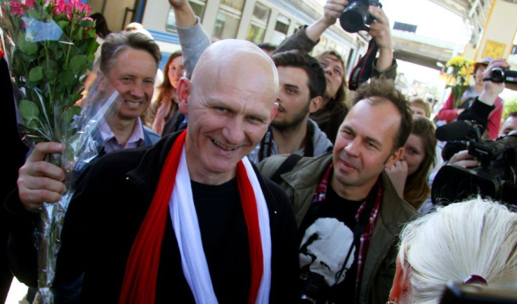 Nine rights activists were reportedly detained including Ales Belyatsky