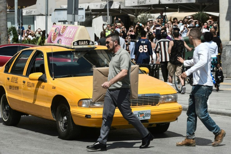 Spanish star Antonio Banderas (centre) and a New York cab in Thassaloniki are just two visible signs of the flurry in filmmaking in Greece