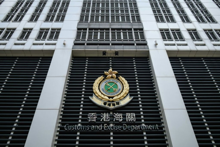 Hong Kong customs police said they had conducted their first successful operation to dismantle a money laundering syndicate that used cryptocurrency