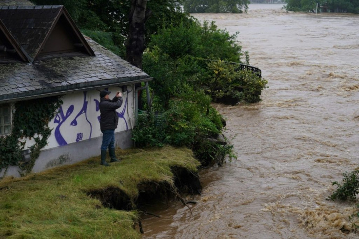 Residents were told to evactuare from the banks of the Meuse river in Belgium