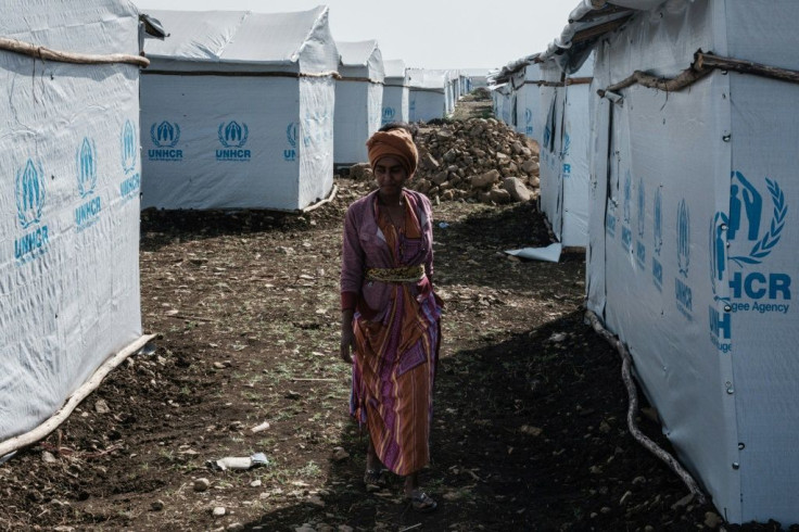 A new camp for internally displaced people being built near the Tigrayan capital of Mekele. The facility will host 19,000 people