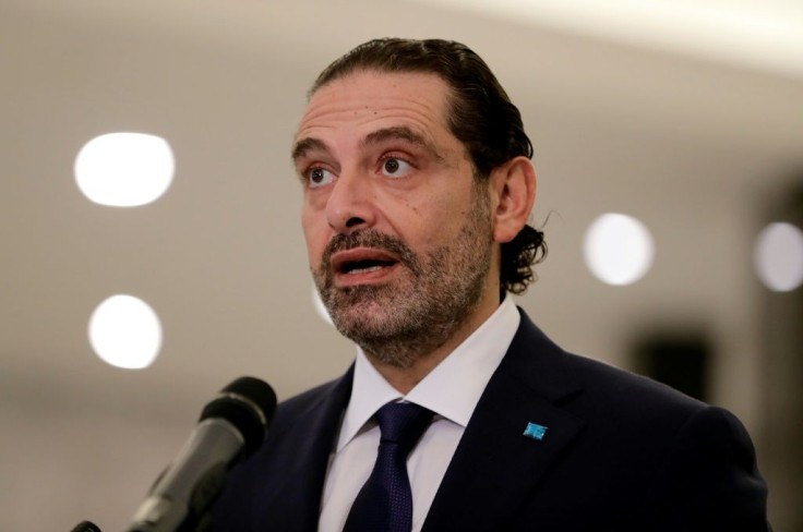 Lebanon's prime minister-designate Saad Hariri, pictured here in October 22, 2020, stepped down Thursday, saying he was unable to form a government