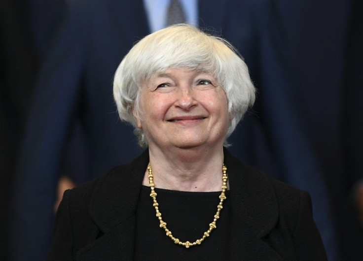 US Treasury Secretary Janet Yellen acknowledged home prices are soaring but said they are unlikely to indicate a coming financial crisis