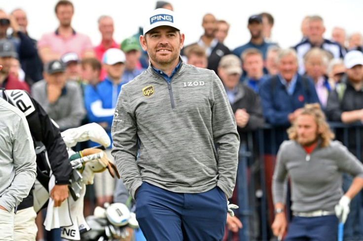 South Africa's Louis Oosthuizen stormed into the lead during the first round of the British Open on Thursday