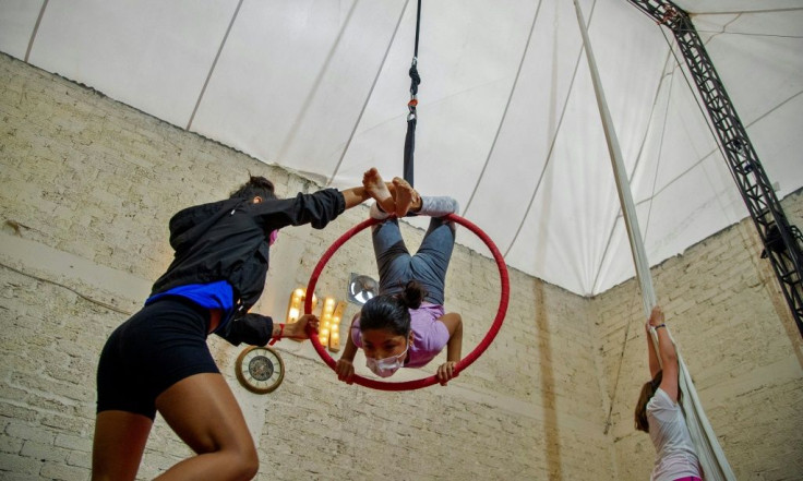Lumina Cirkum began as a place for aspiring acrobats to keep practicing during the pandemic but has become a circus school for children