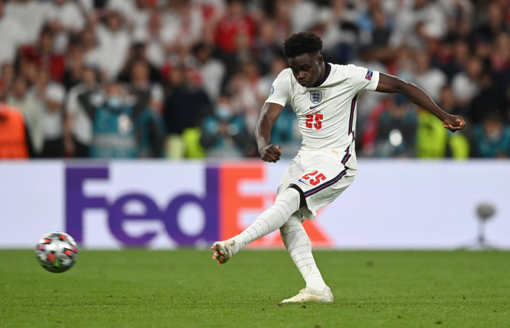 Bukayo Saka at Euro 2020