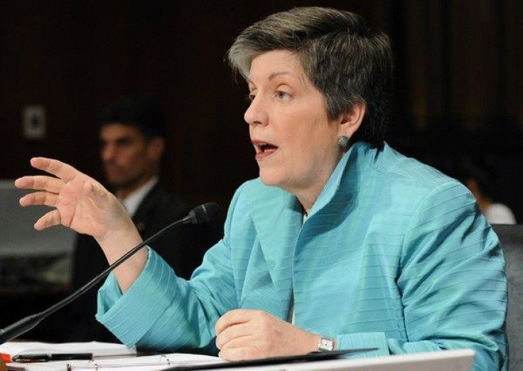 U.S. Homeland Security Secretary Janet Napolitano answers questions during a hearing of the Senate Judiciary Committee on Capitol Hill
