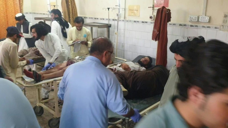 Taliban fighters are treated in a Pakistan hospital in Chaman.