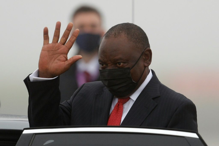 Ramaphosa has expressed fears of a disruption to supply chains including energy, food and the fight against the Covid-19 pandemic