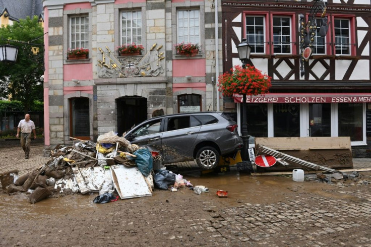 Western Germany faces a massive clean up from the floods which have killed at least 108 people, with another 20 dead in Belgium
