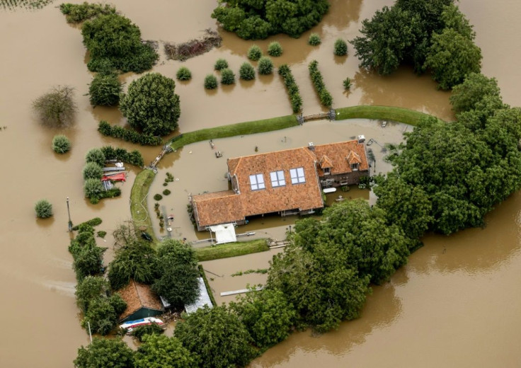 Some parts of the Netherlands were also inundated