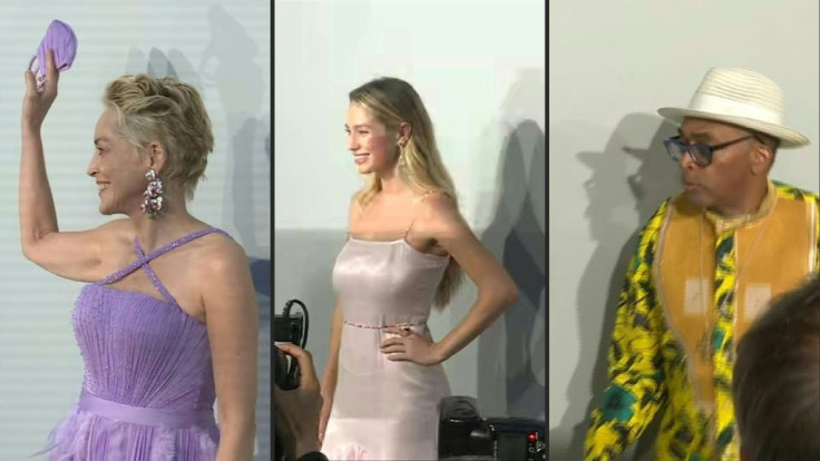 IMAGESStars and guests, including Sharon Stone, Dylan Penn and Spike Lee, arrive at the famous amfAR gala, the most exclusive evening on the fringes of the Cannes festival. The event is held every year to raise funds for AIDS research in Cap d'Antibes (Al