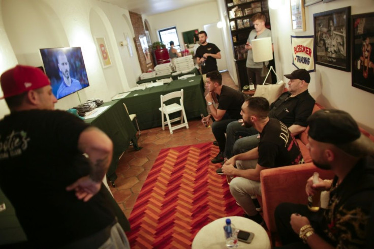 Traders and collectors inside Bleecker Trading in New York on July 06, 2021