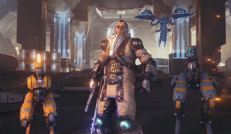 Veso, the playable Corpus Crewman featured in the New War demo in Warframe