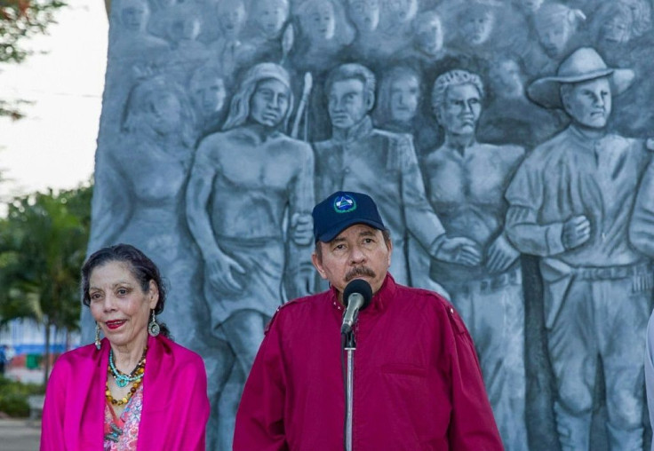Nicaraguan President Daniel Ortega is accused of increasing authoritarianism. His wife Rosario Murillo (L) is also his vice-president