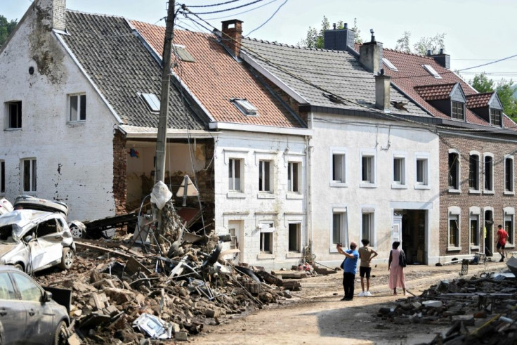 In Belgium the clean-up is still under way to help regions hit hardest recover from the scenes of destruction