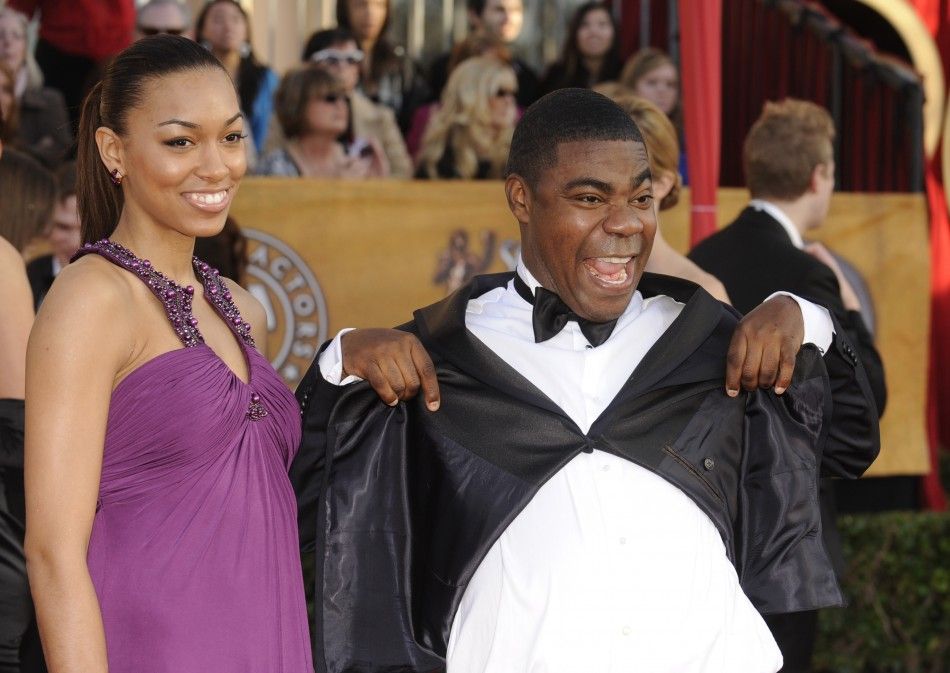 Actor Tracy Morgan from the comedy series quot30 Rockquot and girlfriend Tanisha Hall pose at the 16th annual Screen Actors Guild Awards in Los Angeles January 23, 2010.