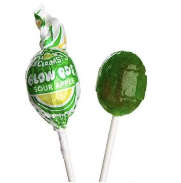 Sour Apply Charms Blow Pops