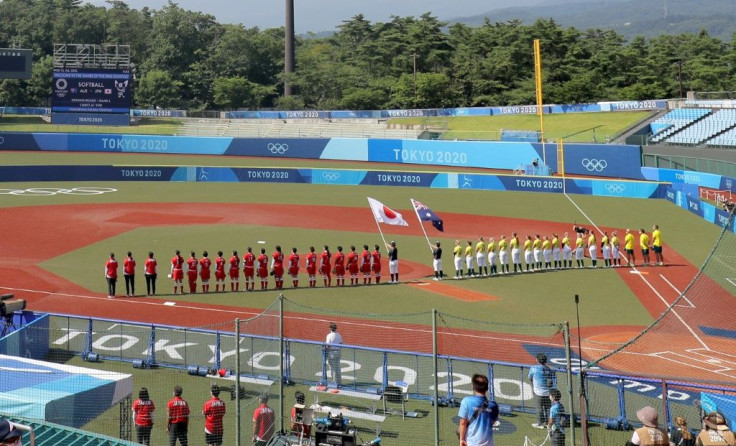 The softball game in Fukushima is the first sports event of the Tokyo Olympics