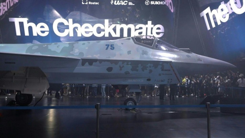 IMAGESA new next-generation Sukhoi stealth jet fighter dubbed "The Checkmate" is unveiled at the MAKS biennial airshow outside of Moscow. Manufacturer Rostec describes the aircraft as a light single-engine fighter jet that incorporates "innovative solutio